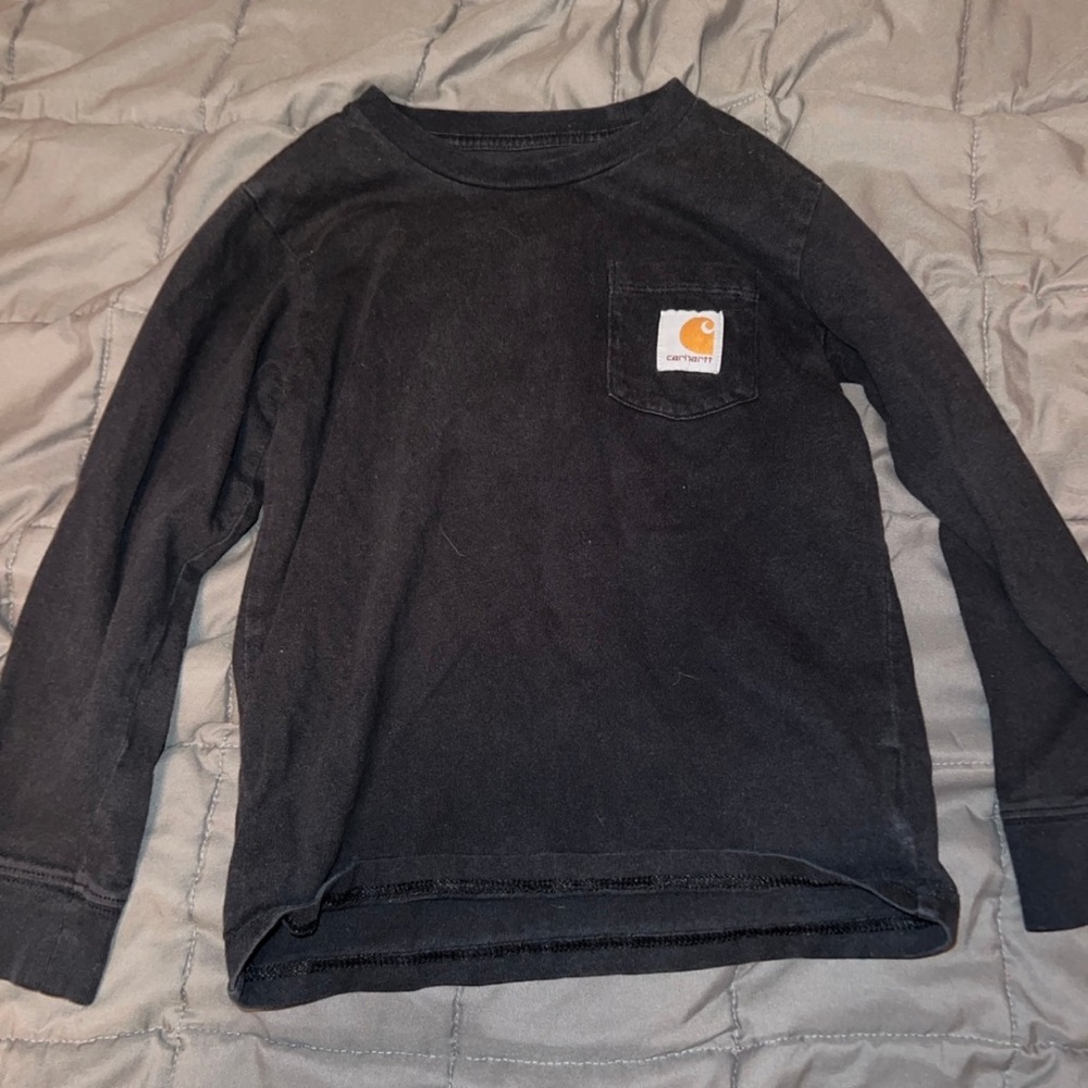 Carhartt Kids Charcoal Long Sleeve Tee